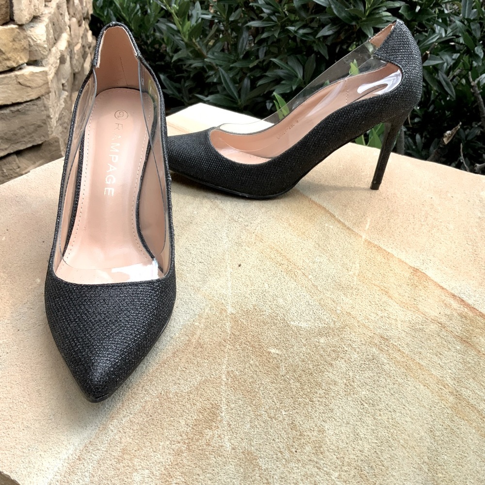 Black Rampage Heels